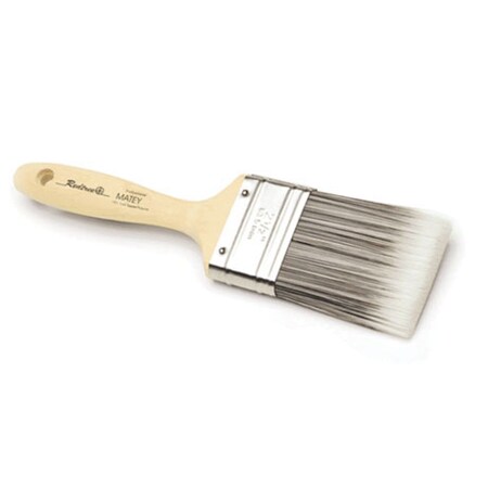 Gordon Brush 1-1/2" Chisel Edge Polyester Bristle, Paint Brush, Wood Handle, 12 PK R11023
